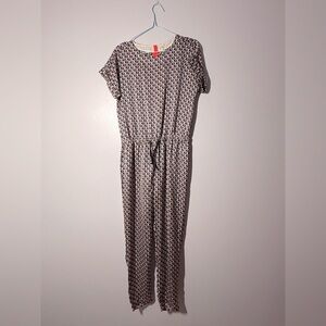 J.Crew Crewcuts Elephant Print Full Length Jumpsuit Size 16